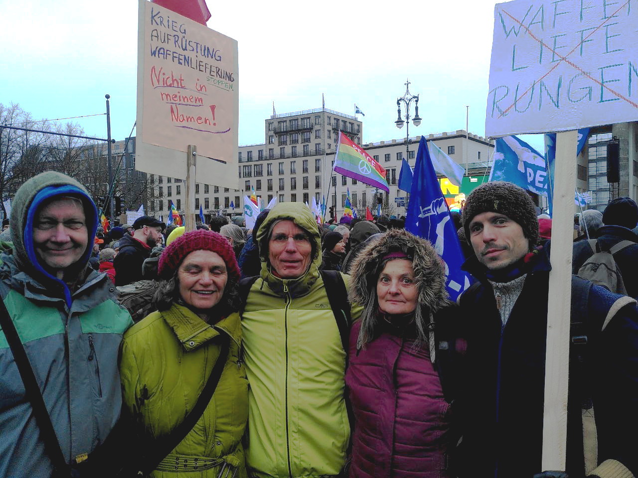 Friedensdemo in Berlin